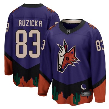 Breakaway Fanatics Branded Youth Adam Ruzicka Arizona Coyotes 2020/21 Special Edition Jersey - Purple