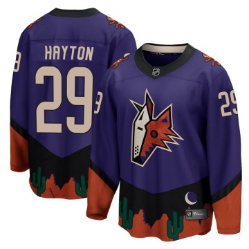 Breakaway Fanatics Branded Youth Barrett Hayton Arizona Coyotes 2020/21 Special Edition Jersey - Purple