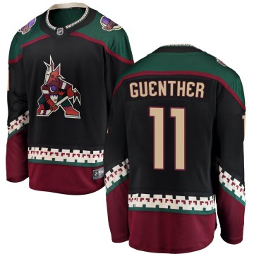 Breakaway Fanatics Branded Youth Dylan Guenther Arizona Coyotes Alternate Jersey - Black