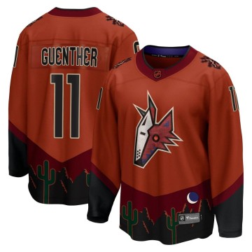 Breakaway Fanatics Branded Youth Dylan Guenther Arizona Coyotes Special Edition 2.0 Jersey - Orange