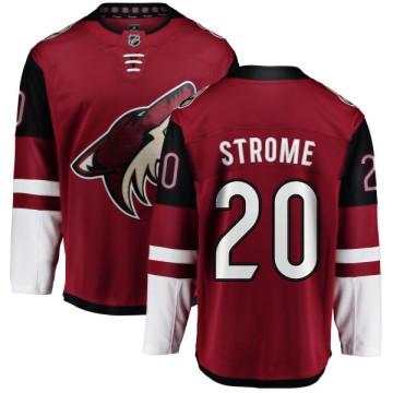 Breakaway Fanatics Branded Youth Dylan Strome Arizona Coyotes Home Jersey - Red