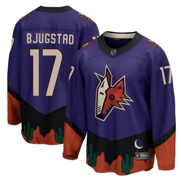 Breakaway Fanatics Branded Youth Nick Bjugstad Arizona Coyotes 2020/21 Special Edition Jersey - Purple