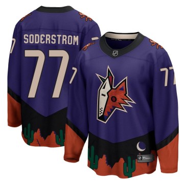 Breakaway Fanatics Branded Youth Victor Soderstrom Arizona Coyotes 2020/21 Special Edition Jersey - Purple
